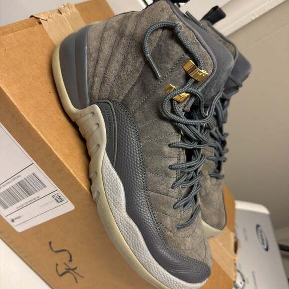 all gray retro 12 jordans